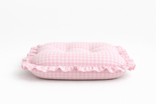 Load image into Gallery viewer, Pink Gingham Ruffle Baby Lounger Cover