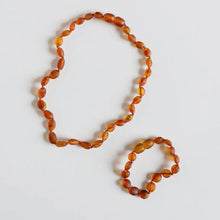 Load image into Gallery viewer, Raw Cognac Baltic Amber || Classic || Necklace