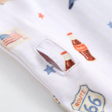 Load image into Gallery viewer, Route 66 Zippered Baby Romper