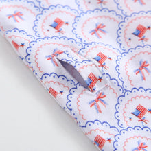Load image into Gallery viewer, Liberty & Lace Ruffled Zippered Baby Romper