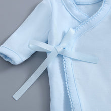 Load image into Gallery viewer, Light Blue Bereavement Gown & Hat Set