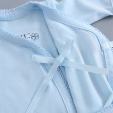 Load image into Gallery viewer, Light Blue Bereavement Gown & Hat Set