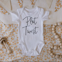 Load image into Gallery viewer, Plot Twist Pregnancy Announcement Onesie
