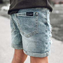 Load image into Gallery viewer, Distressed Denim Short