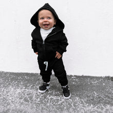 Load image into Gallery viewer, Classic Zip Hoodie - Black