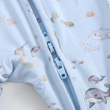 Load image into Gallery viewer, Sea of Love Zippered Baby Romper