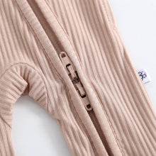 Load image into Gallery viewer, Maple Ribbed Zippered Baby Romper