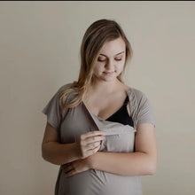 Load image into Gallery viewer, Maternity Mommy Labor and Delivery/ Nursing Gown