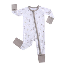 Load image into Gallery viewer, Little Lamb Zippered Baby Romper