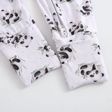 Load image into Gallery viewer, Lucky Panda Zippered Baby Romper