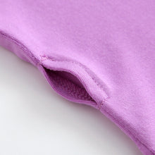 Load image into Gallery viewer, Luxie Lavender Ruffled Zipper Baby Romper