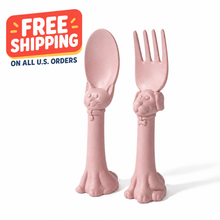 Load image into Gallery viewer, Spoon la la Toddler Utensils — 2-Pack