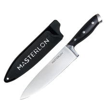 Load image into Gallery viewer, MASTERPAN Chef's Knife With Stainless Steel blade & Cover, 8" (20cm)
