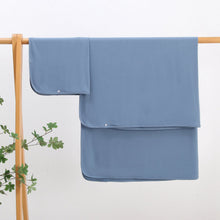 Load image into Gallery viewer, Midnight Blue Bamboo Swaddle Blanket