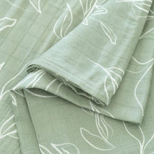 Load image into Gallery viewer, Organic Bamboo Cotton Blend Crib Sheet in Natural Oasis Willow