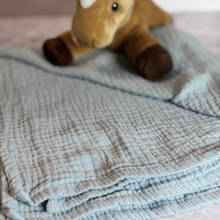Load image into Gallery viewer, Organic Cotton Gauze Muslin Swaddle Blanket