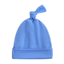 Load image into Gallery viewer, Pure Blue Baby Beanie Hat