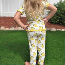 Load image into Gallery viewer, The Lemon 2 Piece Short Sleeve Bamboo Sleep Set
