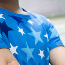 Load image into Gallery viewer, Blue Star Short Sleeve Bamboo Set