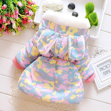 Load image into Gallery viewer, Modern Children's Winter Cartoon Cute Rabbit Infant Outerwear Hooded Baby Girls Jackets For Girls