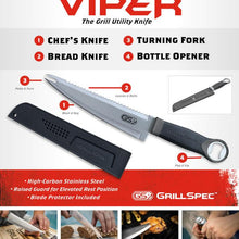 Load image into Gallery viewer, Utility Knife, Multi-Use, with Cover, 8" Blade