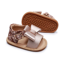 Load image into Gallery viewer, Baby Kids Girl Sandals Pre Walker Newborn PU Leather Soft Sole Shoes Bowknot Girls Shoes