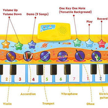 Load image into Gallery viewer, Music Piano Play Mat Multi-function with Instrument Sound Demo Songs Cloth Musical Carpet Educational Toys For Kids
