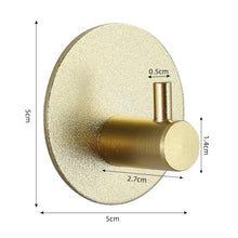 Load image into Gallery viewer, Adhesive Wall Hooks Mounted Door Key Cloth Coat Bathroom Robe Hanger Kitchen Hardware Rack Shelf Bag Hook Organizer For Hanging Bathroom Toilet Sticky Hook