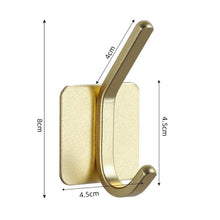 Load image into Gallery viewer, Adhesive Wall Hooks Mounted Door Key Cloth Coat Bathroom Robe Hanger Kitchen Hardware Rack Shelf Bag Hook Organizer For Hanging Bathroom Toilet Sticky Hook