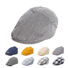 Load image into Gallery viewer, Fashion Baby Hat Handsome Cotton Linen Baby Boy Cap Elastic Kids Hat Baby Accessories For Boys