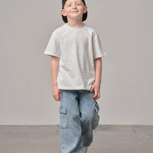 Load image into Gallery viewer, Athletic Boxy Tee - Light Heather Grey