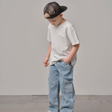 Load image into Gallery viewer, Athletic Boxy Tee - Light Heather Grey