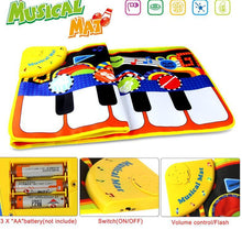 Load image into Gallery viewer, Baby Electronic Music Piano Play Mat Multi-function 8 Instruments Mode Musical Carpets For Kids
