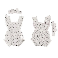 Load image into Gallery viewer, Baby Girl Ruffled Solid Color Sleeveless Backless Romper Jumpsuit Comfy Outfit Excellent Gift For Your Baby Girl