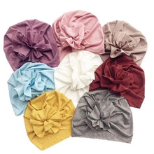 Load image into Gallery viewer, Baby Hat For Kids Bows Baby Girl Boy Bonnet Beanie Cap Toddlers Girls Hat Children