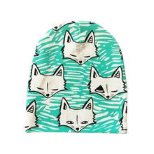 Load image into Gallery viewer, Baby Knit Cotton Cartoon Printed Baby Caps For Boys And Girls For Autumn And Winter Soft And Warm Cap