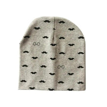Load image into Gallery viewer, Baby Knit Cotton Cartoon Printed Baby Caps For Boys And Girls For Autumn And Winter Soft And Warm Cap