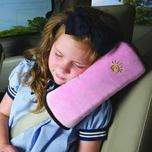 Load image into Gallery viewer, Baby Pillow Car Safety Belt & Seat Sleep Positioner Seat Belt Cover for Kids Toddler Travel Seatbelt Pillow for Booster Seat in Car Baby Car Seat Head Neck Shoulder Support Protect Shoulder Pad Adjust Vehicle Seat Cushion for Childs Kids Playpens