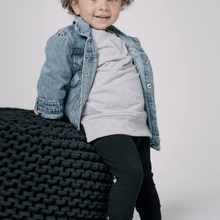 Load image into Gallery viewer, Ribbed Legging - Black