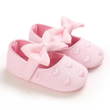 Load image into Gallery viewer, Baby Shoes Cute Bowknot Newborn Shoes Soft Bottom Anti Slip Toddler Girls Princess Shoes