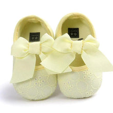 Load image into Gallery viewer, Baby Shoes Cute Bowknot Newborn Shoes Soft Bottom Anti Slip Toddler Girls Princess Shoes