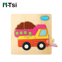 Load image into Gallery viewer, Baby Wooden Puzzle Toys for Toddlers Developing Educational Kids Toys For Children Game Cartoon Animal Gift 3 Years