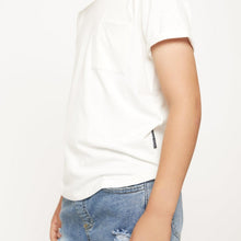 Load image into Gallery viewer, Bamboo Pocket Tee - Off White