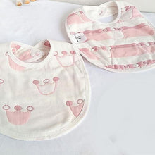 Load image into Gallery viewer, Two sides 100% Cotton Gauze Baby Bibs 6 Layers All Seasons Infant Unisex Clothing Accessories Bibs For Baby and Kids