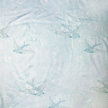 Load image into Gallery viewer, Jersey Knit Polyester Crib Sheet in Tranquil Skies