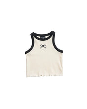 Load image into Gallery viewer, Bow Ribbed Tank - Vanilla