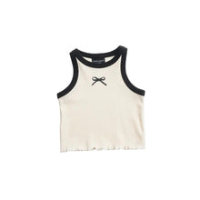 Load image into Gallery viewer, Bow Ribbed Tank - Vanilla