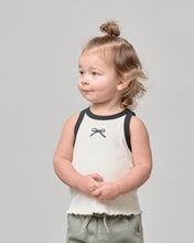 Load image into Gallery viewer, Bow Ribbed Tank - Vanilla