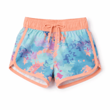 Load image into Gallery viewer, Boy's Swim Short - Melon Watercolor