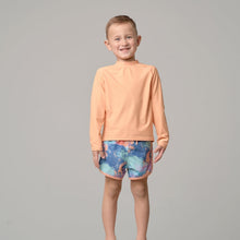 Load image into Gallery viewer, Boy's Swim Short - Melon Watercolor